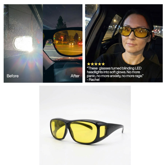 Night Vision Anti-Glare Glasses